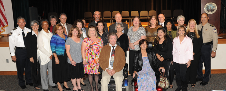 The class of St. Bernard's Citizens Police Academy for 2012. 