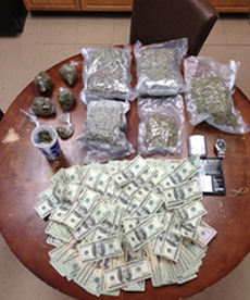 More than four pounds of high-grade marijuana seized in Chalmette, worth $42,000. 