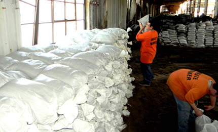Some 50,000 sandbags are stockpiled for use if needed.