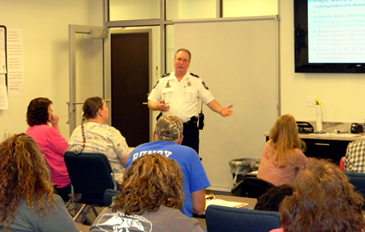 Maj. David DiMaggio, discusses the emphasis on training for sheriff's deputies.