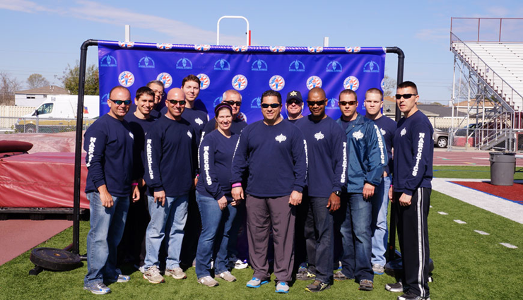 Sheriff's deputies who participated in the Special Olympics held March 14.
